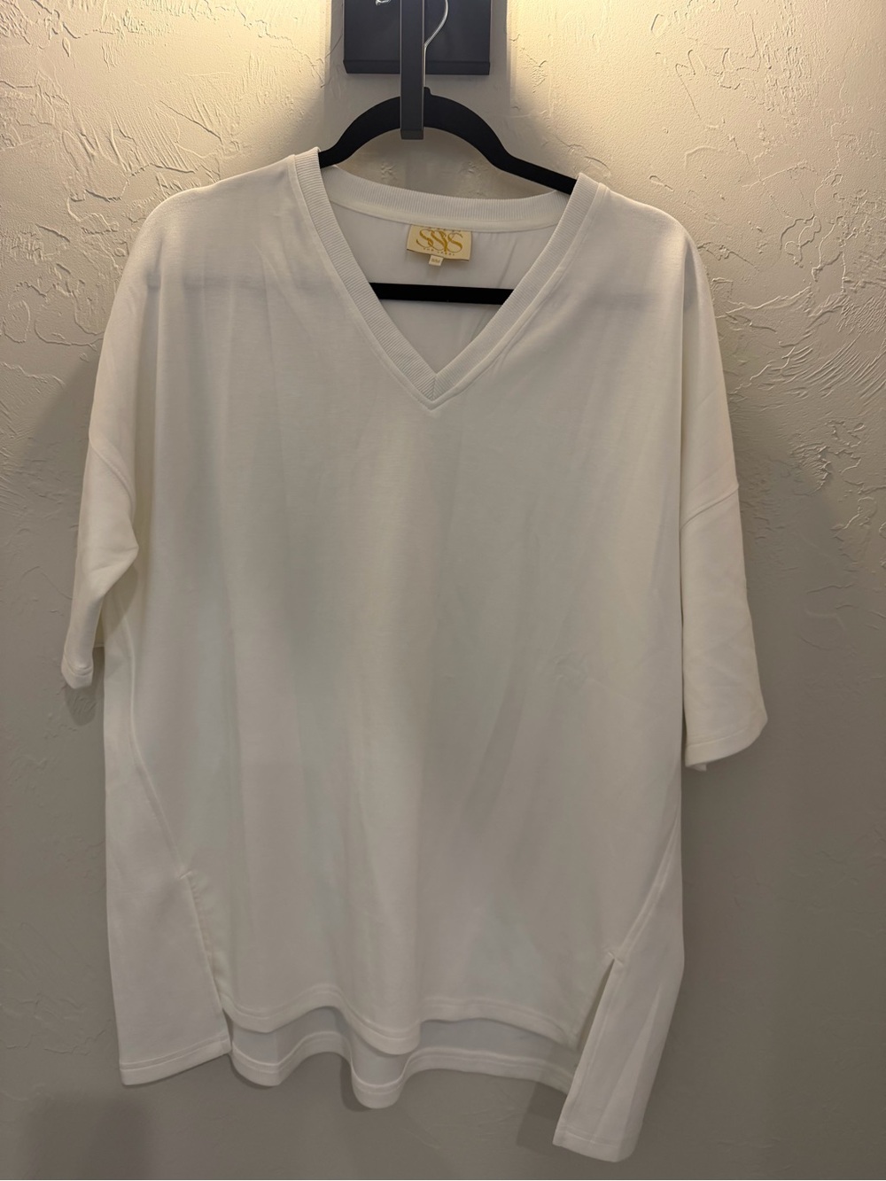 Classic White V-Neck
